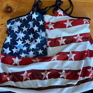 Patriotic Swimsuit top